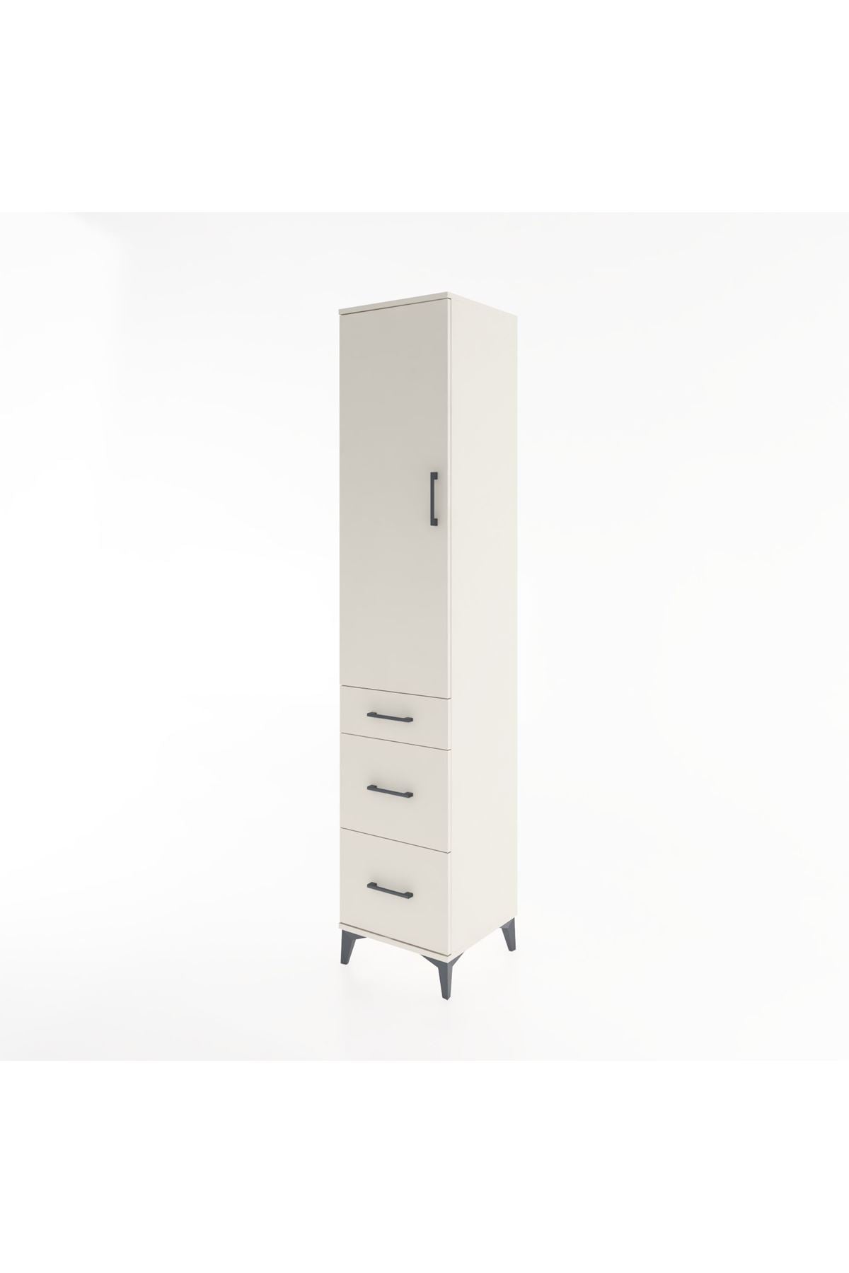 Hyperion Dolap 3 Raflı 3 Çekmeceli Tek Kapaklı 44x44x221 - S61M069V1B