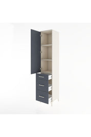 Hyperion Dolap 3 Raflı 3 Çekmeceli Tek Kapaklı 44x44x221 - S61M069V2B