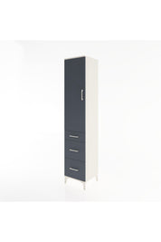 Hyperion Dolap 3 Raflı 3 Çekmeceli Tek Kapaklı 44x44x221 - S61M069V2B