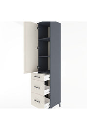 Hyperion Dolap 3 Raflı 3 Çekmeceli Tek Kapaklı 44x44x221 - S61M069V4B