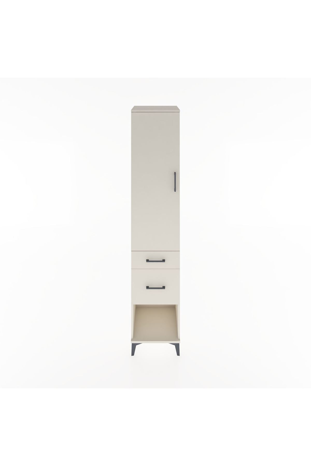 Hyperion Dolap 2 Raflı 2 Çekmeceli Tek Askılı 44x44x221 - S61M070V1B