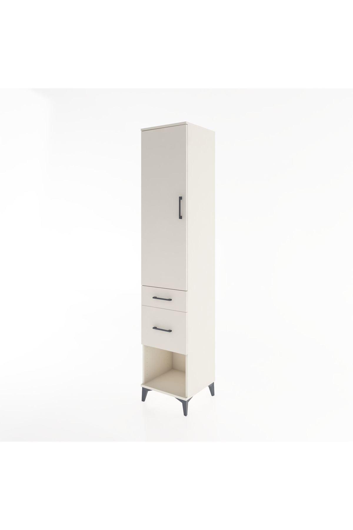 Hyperion Dolap 2 Raflı 2 Çekmeceli Tek Askılı 44x44x221 - S61M070V1B