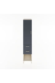 Hyperion Dolap 2 Raflı 2 Çekmeceli Tek Askılı 44x44x221 - S61M070V2B