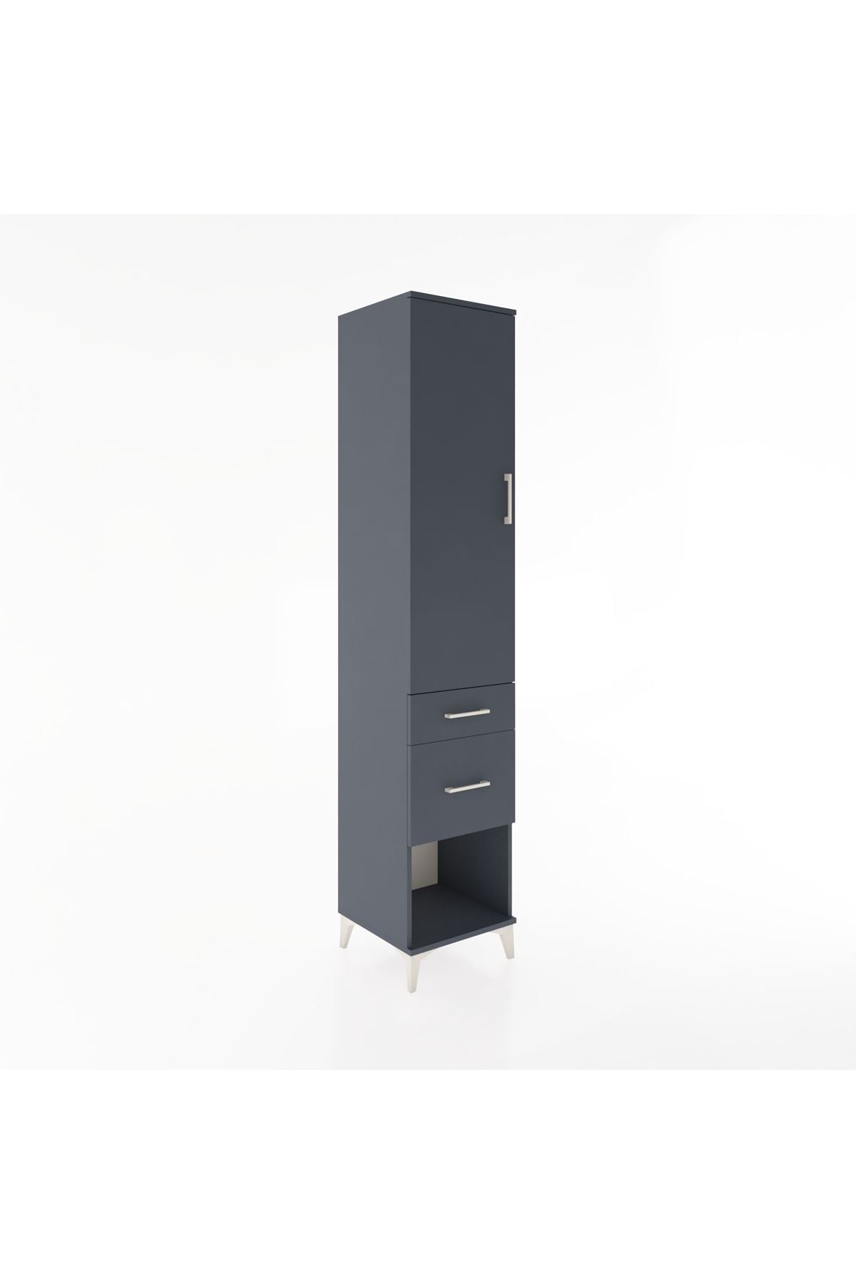 Hyperion Dolap 2 Raflı 2 Çekmeceli Tek Askılı 44x44x221 - S61M070V5B