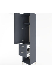 Hyperion Dolap 2 Raflı 2 Çekmeceli Tek Askılı 44x44x221 - S61M070V5B
