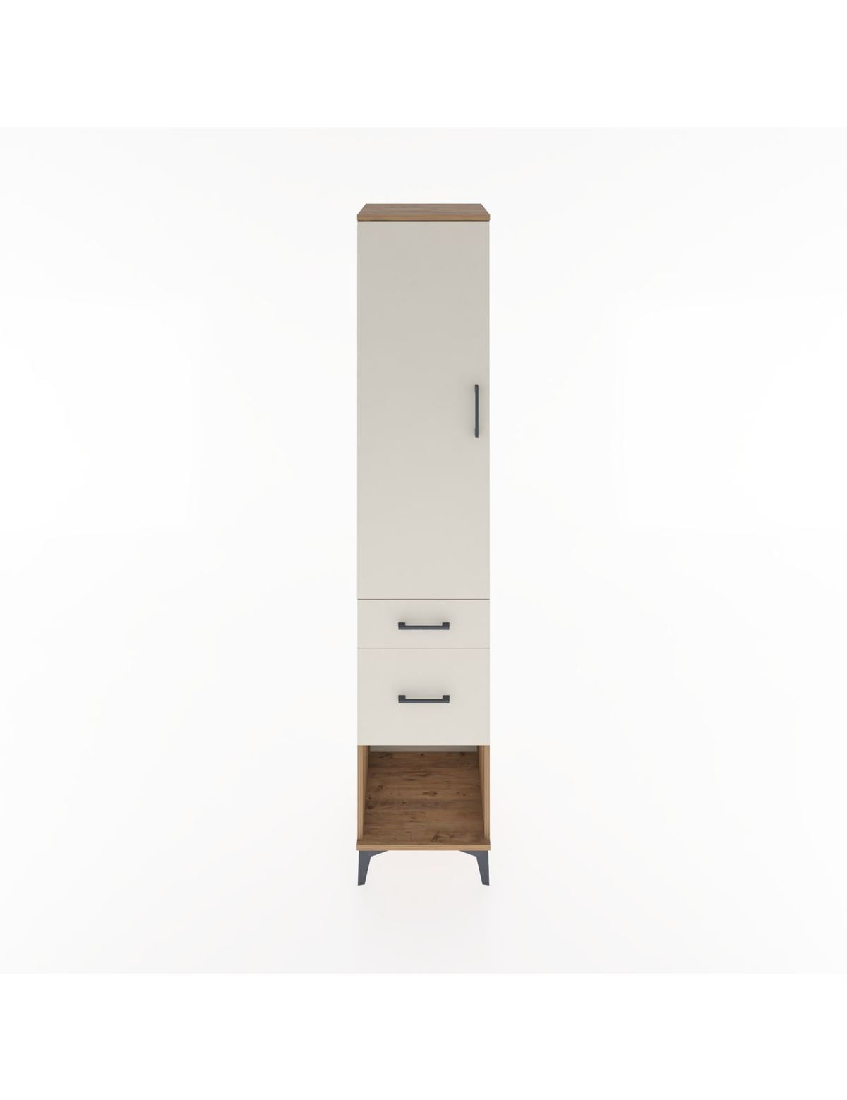 Hyperion Dolap 2 Raflı 2 Çekmeceli Tek Askılı 44x44x221 - S61M070V7B