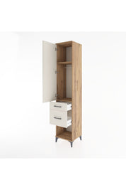 Hyperion Dolap 2 Raflı 2 Çekmeceli Tek Askılı 44x44x221 - S61M070V7B