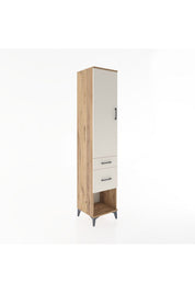 Hyperion Dolap 3 Raflı 2 Çekmeceli Tek Kapaklı 44x44x221 - S61M071V7B