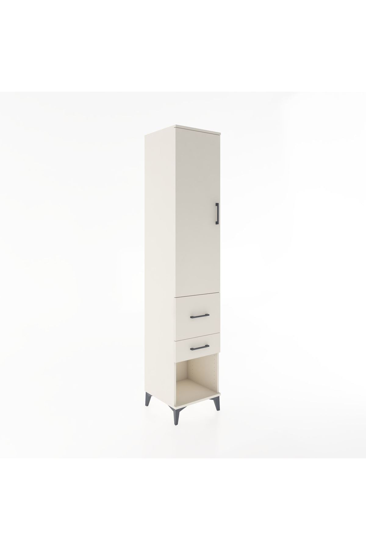 Hyperion Dolap 2 Raflı 2 Çekmeceli Tek Askılı 44x44x221 - S61M072V1B