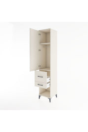 Hyperion Dolap 2 Raflı 2 Çekmeceli Tek Askılı 44x44x221 - S61M072V1B