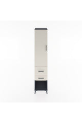 Hyperion Dolap 2 Raflı 2 Çekmeceli Tek Askılı 44x44x221