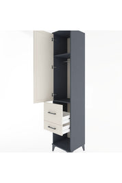 Hyperion Dolap 2 Raflı 2 Çekmeceli Tek Askılı 44x44x221 - S61M072V4B