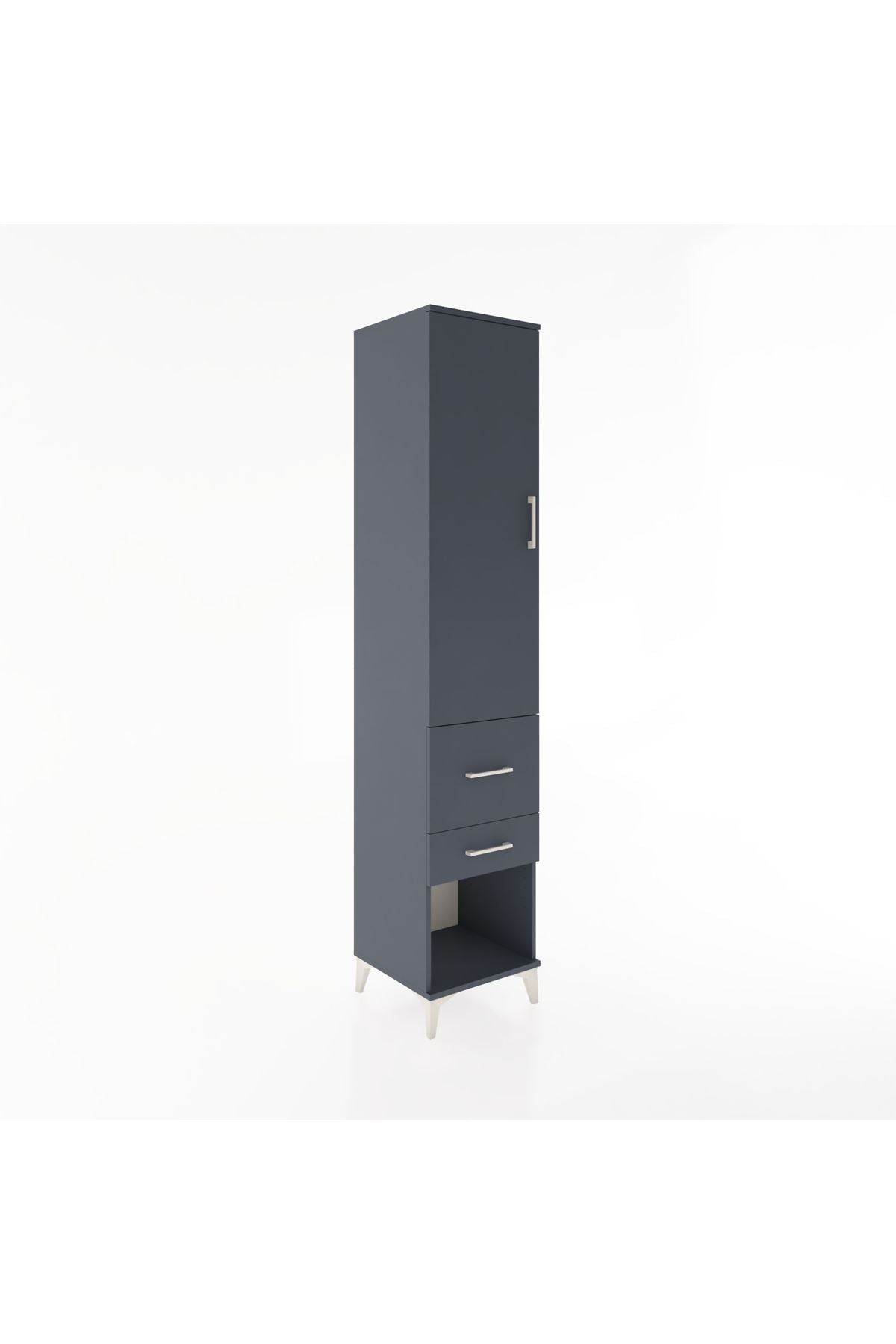 Hyperion Dolap 2 Raflı 2 Çekmeceli Tek Askılı 44x44x221 - S61M072V5B