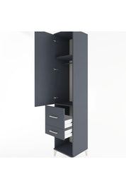 Hyperion Dolap 2 Raflı 2 Çekmeceli Tek Askılı 44x44x221 - S61M072V5B