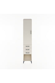 Hyperion Dolap 2 Raflı 3 Çekmeceli Tek Kapaklı 44x44x221 - S61M074V1B