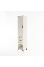 Hyperion Dolap 2 Raflı 3 Çekmeceli Tek Kapaklı 44x44x221 - S61M074V1B