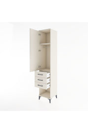 Hyperion Dolap 2 Raflı 3 Çekmeceli Tek Kapaklı 44x44x221 - S61M074V1B