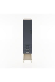 Hyperion Dolap 2 Raflı 3 Çekmeceli Tek Kapaklı 44x44x221 - S61M074V2B