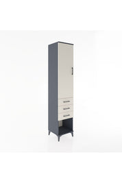 Hyperion Dolap 2 Raflı 3 Çekmeceli Tek Kapaklı 44x44x221 - S61M074V4B