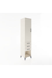 Hyperion Dolap 3 Raflı 3 Çekmeceli Tek Kapaklı 44x44x221 - S61M075V1B