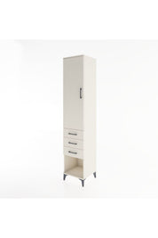 Hyperion Dolap 3 Raflı 3 Çekmeceli Tek Kapaklı 44x44x221 - S61M075V1B