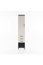 Hyperion Dolap 3 Raflı 3 Çekmeceli Tek Kapaklı 44x44x221 - S61M075V4B