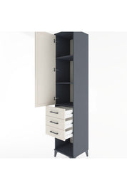 Hyperion Dolap 3 Raflı 3 Çekmeceli Tek Kapaklı 44x44x221 - S61M075V4B