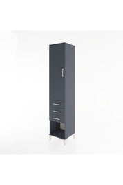 Hyperion Dolap 3 Raflı 3 Çekmeceli Tek Kapaklı 44x44x221 - S61M075V5B