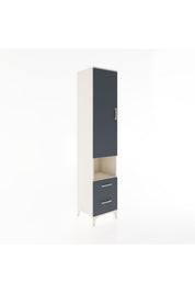 Hyperion Dolap 3 Raflı 2 Çekmeceli Tek Askılı 44x44x221 - S61M078V2B