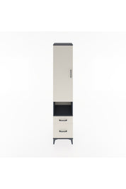 Hyperion Dolap 3 Raflı 2 Çekmeceli Tek Askılı 44x44x221 - S61M078V4B
