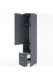 Hyperion Dolap 3 Raflı 2 Çekmeceli Tek Askılı 44x44x221 - S61M078V5B