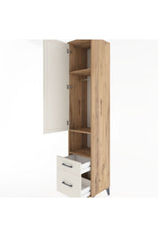 Hyperion Dolap 3 Raflı 2 Çekmeceli Tek Askılı 44x44x221 - S61M078V7B