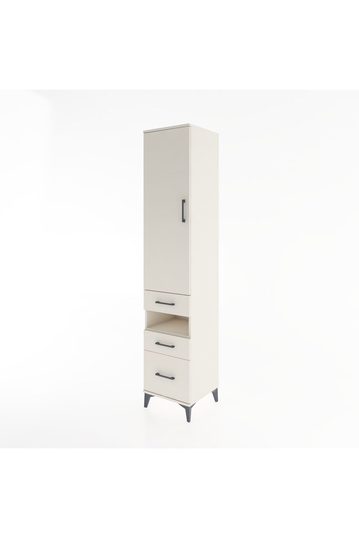 Hyperion Dolap 3 Raflı 3 Çekmeceli Tek Askılı 44x44x221 - S61M080V1B