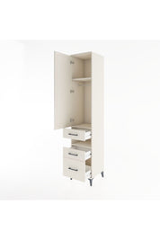 Hyperion Dolap 3 Raflı 3 Çekmeceli Tek Askılı 44x44x221 - S61M080V1B