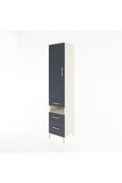 Hyperion Dolap 3 Raflı 3 Çekmeceli Tek Askılı 44x44x221 - S61M080V2B