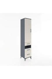 Hyperion Dolap 3 Raflı 3 Çekmeceli Tek Askılı 44x44x221 - S61M080V4B