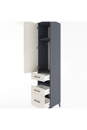 Hyperion Dolap 3 Raflı 3 Çekmeceli Tek Askılı 44x44x221 - S61M080V4B
