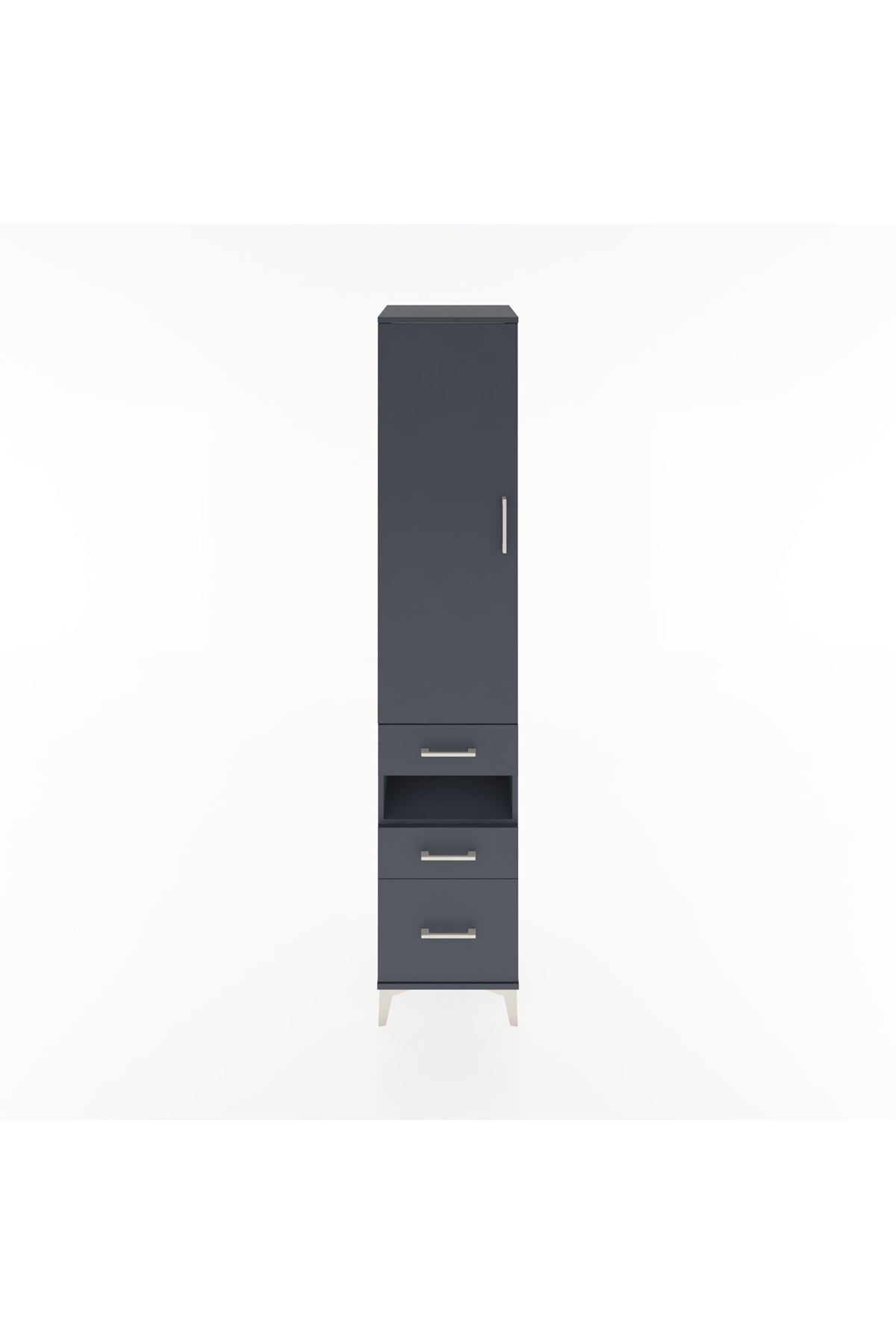 Hyperion Dolap 3 Raflı 3 Çekmeceli Tek Askılı 44x44x221 - S61M080V5B