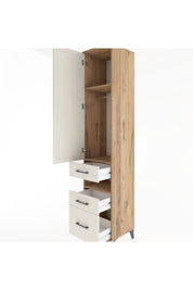 Hyperion Dolap 3 Raflı 3 Çekmeceli Tek Askılı 44x44x221 - S61M080V7B