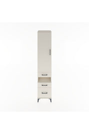 Hyperion Dolap 4 Raflı 3 Çekmeceli Tek Kapaklı 44x44x221 - S61M081V1B