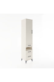 Hyperion Dolap 4 Raflı 3 Çekmeceli Tek Kapaklı 44x44x221 - S61M081V1B