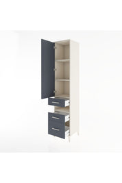 Hyperion Dolap 4 Raflı 3 Çekmeceli Tek Kapaklı 44x44x221 - S61M081V2B