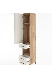 Hyperion Dolap 3 Raflı 3 Çekmeceli Tek Askılı 44x44x221 - S61M082V7B