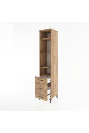 Hyperion Dolap 4 Raflı 3 Çekmeceli 44x44x221 - S61M083V9B