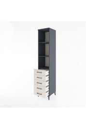 Hyperion Dolap 3 Raflı 5 Çekmeceli 44x44x221 - S61M086V4B