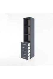 Hyperion Dolap 3 Raflı 5 Çekmeceli 44x44x221 - S61M086V5B