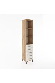 Hyperion Dolap 3 Raflı 5 Çekmeceli 44x44x221 - S61M086V7B