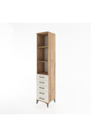 Hyperion Dolap 3 Raflı 5 Çekmeceli 44x44x221 - S61M086V7B
