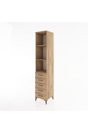 Hyperion Dolap 3 Raflı 5 Çekmeceli 44x44x221 - S61M086V9B