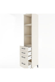 Hyperion Dolap 3 Raflı 4 Çekmeceli 44x44x221 - S61M087V1B